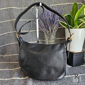 Coach 4150 Fletcher Bag – Vintage Black Leather Crossbody (1998 Costa Rica)